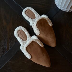 BRAND NEW!! Splendid Liza Pointed Toe Mule (Women’s) Carmel Fur